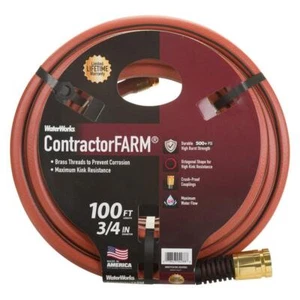 WATERWORKS 100 ft. Heavy Duty Contractor Water w/ 500 PSI Burst Strength Coiled - Picture 1 of 10