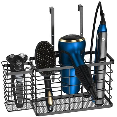 Organizador de herramientas para el cabello soporte secador 3 en 1 soplado baño organizador montado en la pared/... Foto 1 de 4