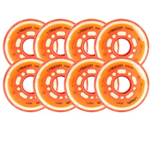Ruedas de hockey Labeda Roller Union interior blandas 76A naranja 68 mm - Juego de 8 - Imagen 1 de 3