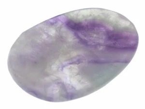 Unikat - Regenbogen Fluorit Daumenstein Augenstein Handschmeichler 50x35mm - 41 - Bild 1 von 1