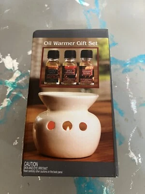 Hosley Ceramic Oil Warmer Gift Set  Assorted Fragrances - Image 1 of 2