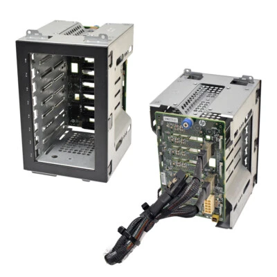 HP Backplane 8x 2,5" HDD Laufwerksschacht + Kabel 660348-001 ProLiant ML350PGen8 - Bild 1 von 3