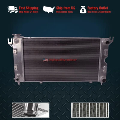 All Aluminum Radiator For 1996-2000 Dodge Caravan Plymouth Voyager 2Rows Foto 1 de 4