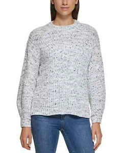 Calvin Klein Chenille Pullover UVP 79,50 $ Größe L # 5A 1903 Blm - Bild 1 von 9