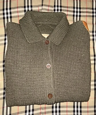 Abrigo Tejido Lana Verde Italia Vintage J.C. De Castelbajac Pour Iceberg Talla Mediana Foto 1 de 4