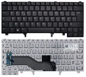 FRANÇAIS CLAVIER Keyboard DELL LATITUDE E5320 E5420 E5430 E5520 E6220 E6320 - Picture 1 of 2