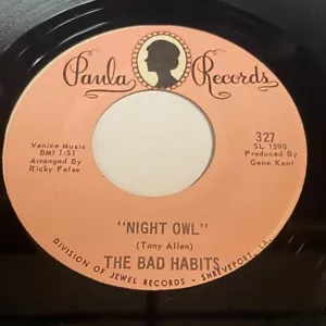 The Bad Habits - Night Owl / It's Been A Long Time Coming 45 - Soul - Imagen 1 de 1
