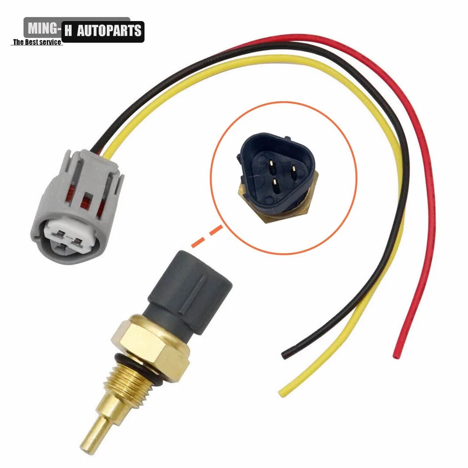 Fit For 2001-05 Toyota Yaris Coolant Temperature Sensor and Connector 894221601 - Image 1 of 4