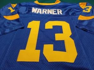 KURT WARNER CUSTOM *XL* THROWBACK JERSEY, SEWN! - Picture 1 of 4