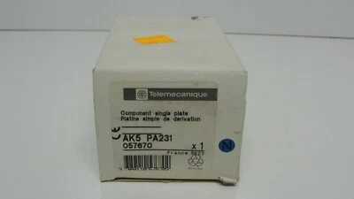 Telemecanique AK5 PA231 component single plate new - Image 1 of 4