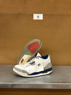 Usado Air Jordan 3 Retro OG True Blue 2016 [854262-106] EE. UU. Talla 10 Para hombres LEER Foto 1 de 4