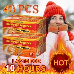 2box/40pcs SUPER Hand and Body Warmers Safe Natural Odorless Heat - Picture 1 of 13