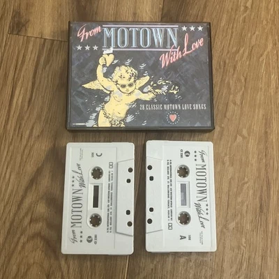 From motown with love 2 x compilation cassette tapes K-Tel, 1987 gaye ross - Image 1 of 4