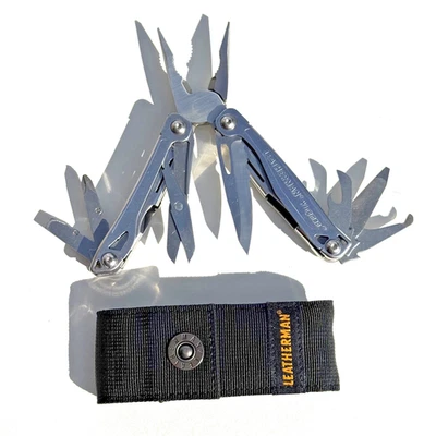 Leatherman Wingman 14 Tools Multi-Tool - Stainless Steel with case - Image 1 of 4
