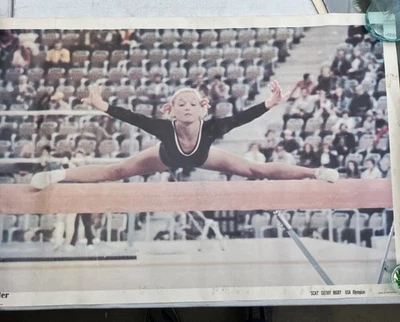 Póster olímpico "Scat" Cathy Rigby EE. UU. Mitchell Barosh foto Santa Mónica CA Foto 1 de 4