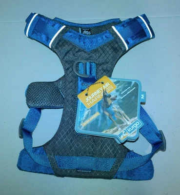 Arnés para perros--Kurgo Journey Air -AJUSTE REFLECTANTE AZUL/GRIS--MEDIO "NUEVO" Foto 1 de 2