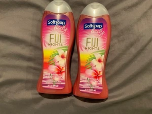 2 Softsoap Fiji Nights feuchtigkeitsspendendes Duschgel rote Beeren & Hibiskus 20 flüssige Unzen - Bild 1 von 1