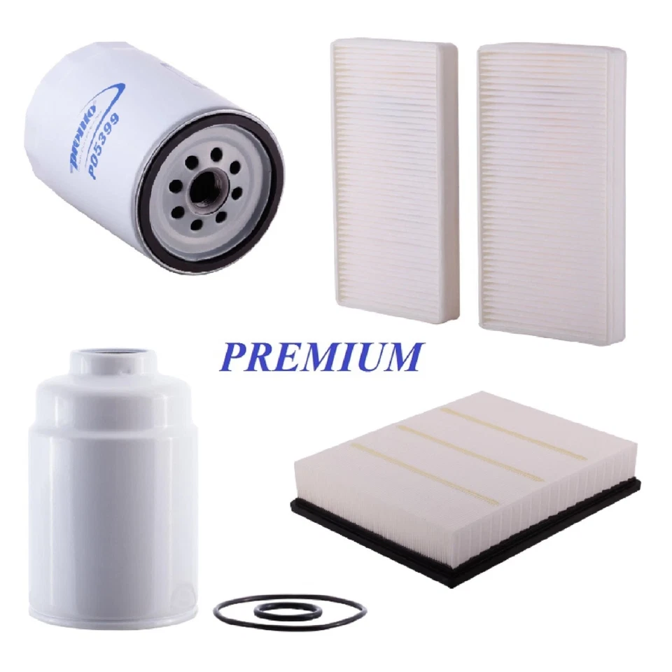 Kit de puesta a punto filtros de combustible de aceite de aire para GMC SIERRA 2500 HD V8; 6,6 L; DIESEL 2001-2002 Foto 1 de 1