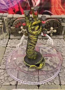 Yuan-Ti Anathema D&D Miniature Dungeons Dragons Pathfinder Abomination Snakes 31 - Picture 1 of 1