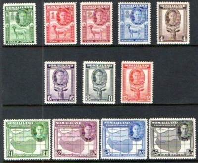 SOMALILAND 1938 GEO VI Set of 12 SG 105/16 U/M (Ref 1491) - Image 1 of 2
