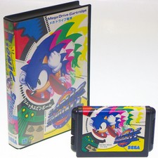 SONIC SPINBALL SEGA MD Japan Import MEGA DRIVE GENESIS NTSC-J Boxed Non-Manual