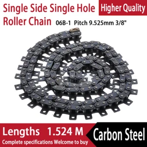 #35 Roller Chain With Bent Ear On Single Side Roller Chain 06B-1 x 1.524 Meters - Picture 1 of 6