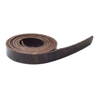 Buffalo Belt Strip 8/10oz Vintage Chocolate 48–55" | Springfield Leather Company - Image 1 of 4
