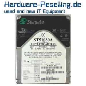 Seagate Medalist 1083MB IDE 4500RPM 3,5" HDD ST51080A 9C2001-031 - Bild 1 von 1
