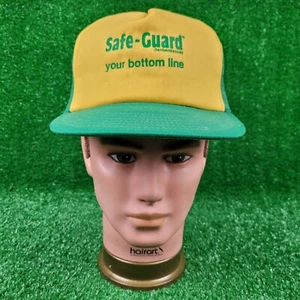 Vintage Farm Snapback Trucker Mütze Kappe Landwirtschaft Landwirtschaft Netz Schaum Safe-Guard - Bild 1 von 6