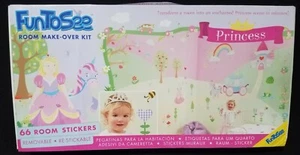 FunToSee Princess Children's Wall Decals, Princess & Castle Theme new - Picture 1 of 12