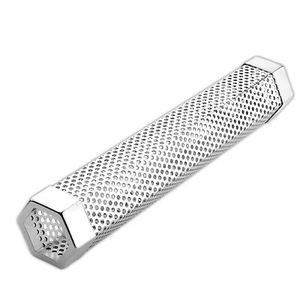 Smoker Tube Stainless Steel BBQ Gas Grill Pellets Smoke Box Barbecue Accessory - Picture 1 of 8