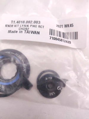 Kit de perilla de compresión RockShox - Cargador Lyrik Pike RCT 2 tapa superior de bloqueo Foto 1 de 4