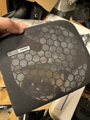 Rear Door Speaker Grill Black 98-01 Audi A6 S6 C5 Allroad 2000 01 2002 2003 04 - Image 1 of 3