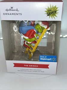 Dr. Seuss How the Grinch Stole Christmas! The Grinch Ornament [Climbing Ladder] - Picture 1 of 5