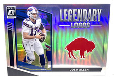 Josh Allen - 2021 Panini Donruss Optic HOLO PRIZM Insert Legendary Logos Bills