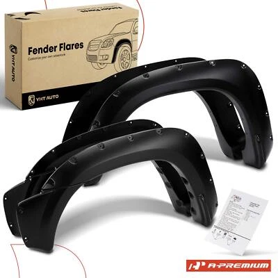 6x Pocket Rivet Style Wheel Fender Flares for Toyota Tacoma 2012 2013 2014 2015 - Image 1 of 4