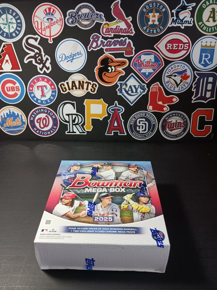 2025 Topps Bowman Baseball MLB Mega Box Factory -NEW