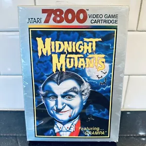 Videogioco Atari 7800 Midnight Mutants nuovo vintage con Grampa sigillato in fabbrica 1990 - Foto 1 di 7
