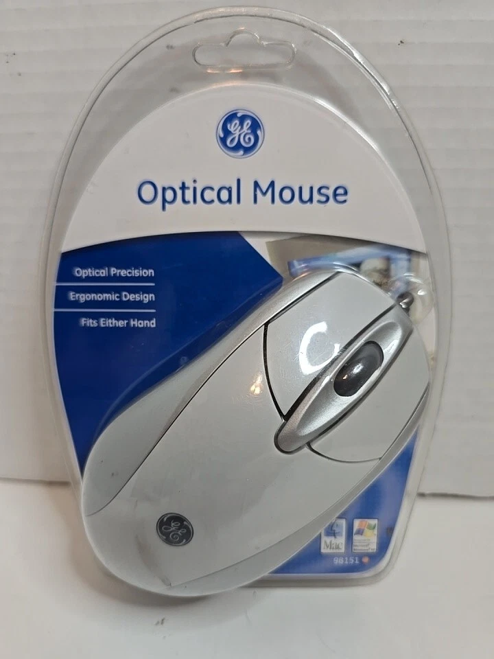 NEW GE 98151 Optical Mouse General Electric - USB Compatible - Ergonomic  - Image 1 of 1