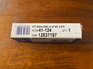 AC Delco GM Original Equipment 41-124 Iridium Spark Plug (1 Spark Plug) - Picture 1 of 1
