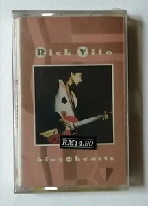 King Of Hearts by Rick Vito Rare 1992 Malaysia Cassette Tape Brand New Sealed - Picture 1 of 3