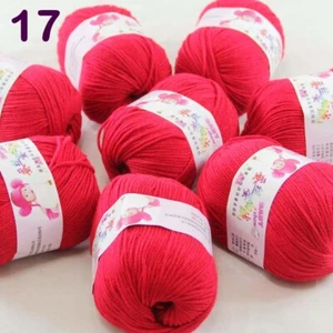 Sale 8Ballsx50g Soft Baby Cashmere Silk Wool Hand Knit Children Sweaters Yarn 08 - Picture 1 of 20