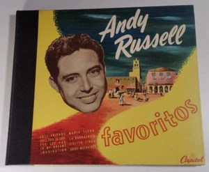 Andy Russell Favoritos Album Box Set #BD-13 Capitol Vtg 1940s Rare Singer  - Picture 1 of 12