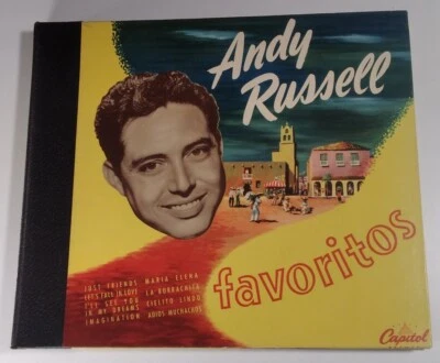 Andy Russell Favoritos Album Box Set #BD-13 Capitol Vtg 1940s Rare Singer  - Image 1 of 4