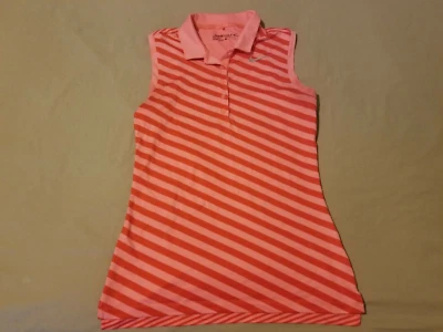 Camisa polo sin mangas Nike de golf para mujer XS naranja atlética Foto 1 de 4