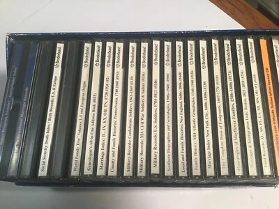 LOT OF 30 Family Tree Makers Family Archives CD-ROM by Broderbund Windows Mac - Image 1 of 4