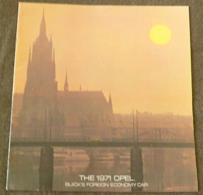 Opel 1971 дилерская брошюра - Изображение 1 из 2