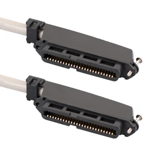 25 Pair Telco Amphenol CAT3 SOLID Trunk Cable 50-Pin FEMALE FEMALE PBX AMP RJ21 - Picture 1 of 1