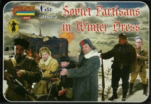 Strelets 1/72 (20 mm) Partisanos soviéticos de la Segunda Guerra Mundial en vestido de invierno - Imagen 1 de 1