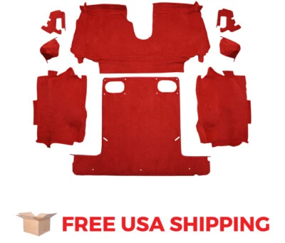 ACC FITS 1986-1989 Chevrolet Corvette Convertible Rear with Pad Cutpile Carpet - Изображение 1 из 3